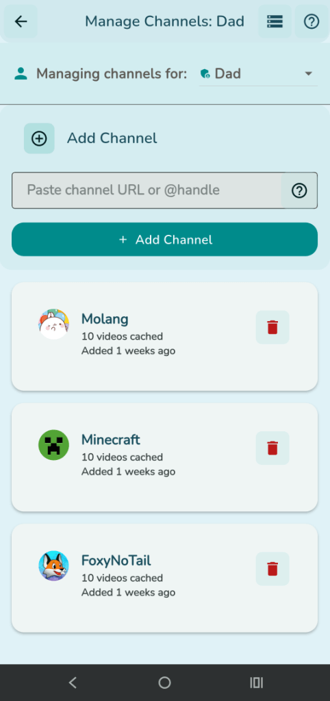 Cwtch View - Add a Channel